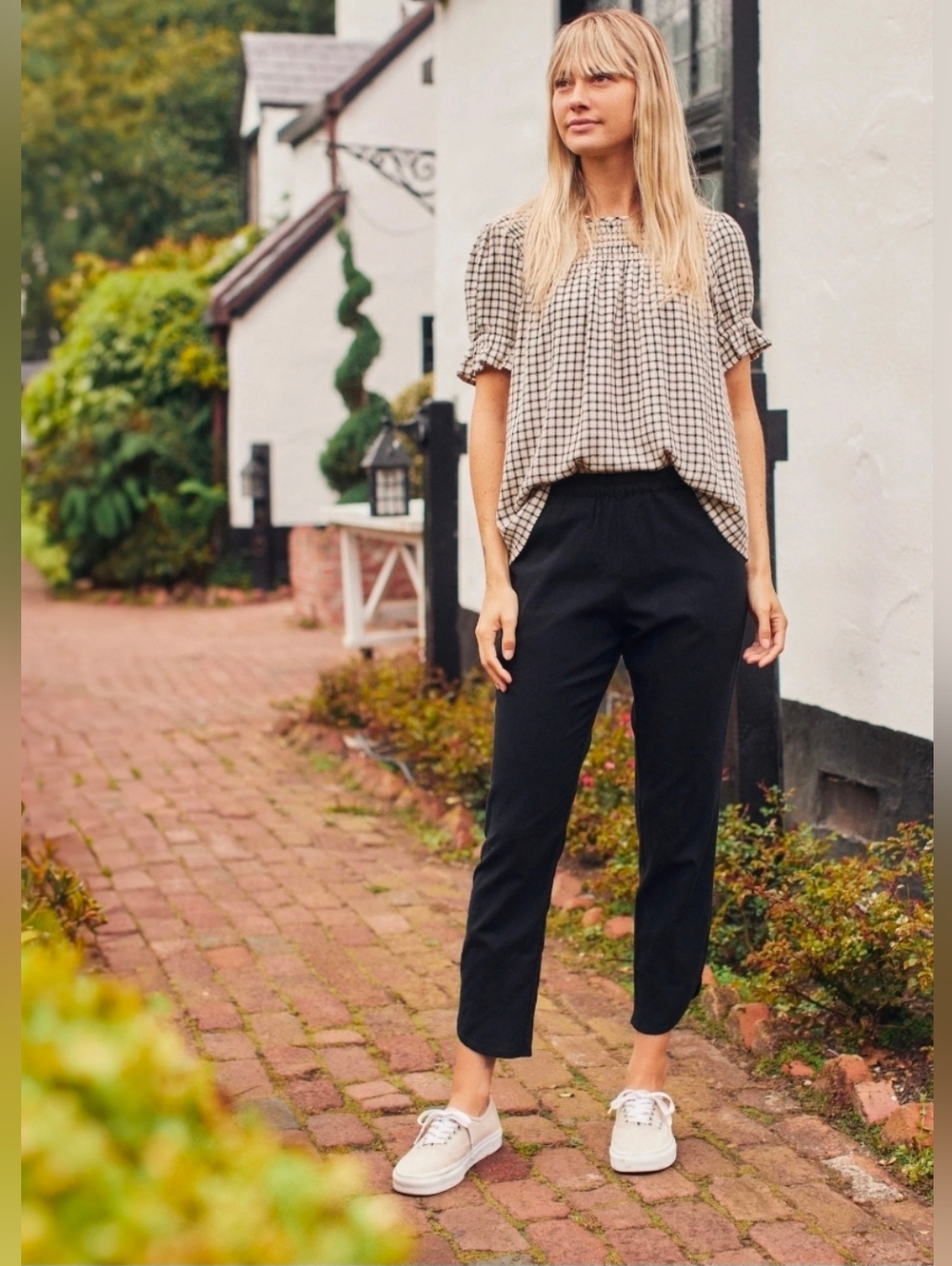 ❤️ MARINE LAYER ALLISON PANTS - HIGH RISE, PULL ON IN BLACK, MEDIUM - Picture 2 of 14